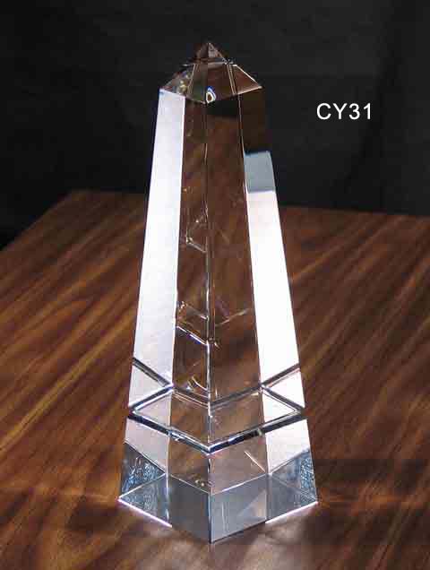 Image of a optical crystal obelisk