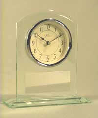 Image of a Jade glass clock