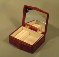 image of a small redwood jewel box