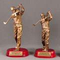 This is an image of two male golfers in a power swing and when selected it will take the visitor to the golf home page.