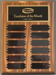 Image of a perpetual plaque with 12 black plates
